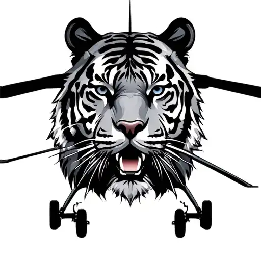 Helicopter Silhouette Uh Tiger