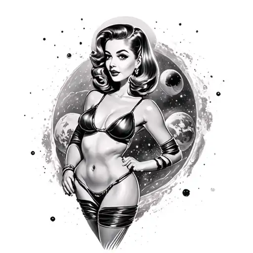 50S Space Sexy Space Babes