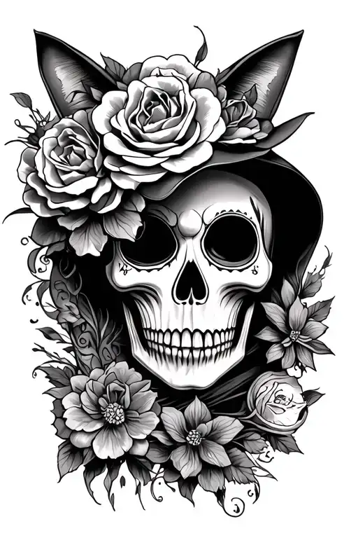 La Catrina And Grim Reaper