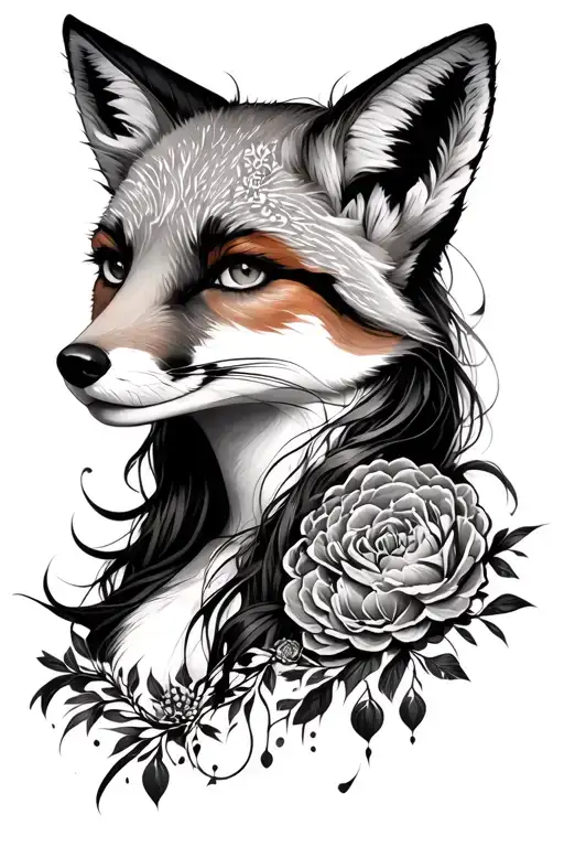 Woman Fox With Nine Boasts