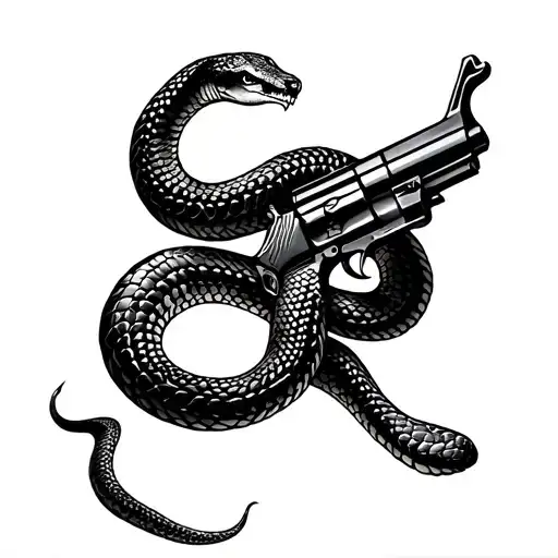 Snake With A Gun
