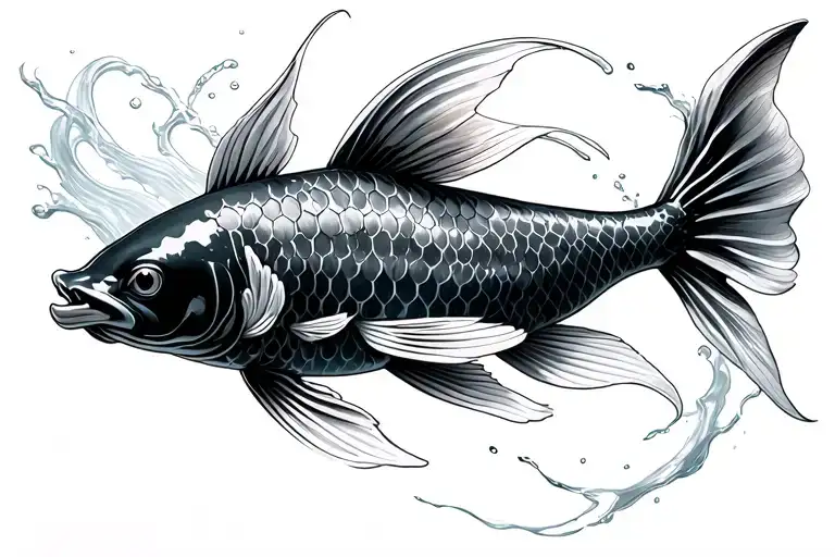 Koi Fish Transforming