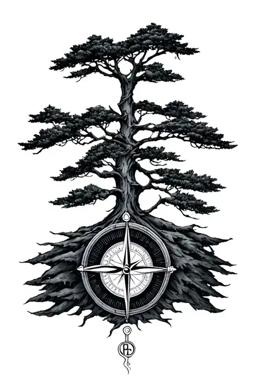 Trees And Compass