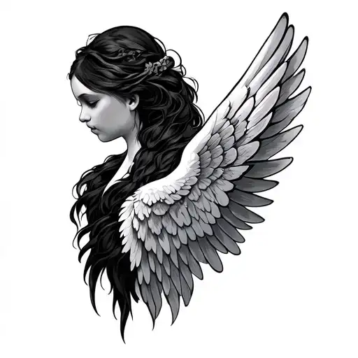 Faceless Angel Wings