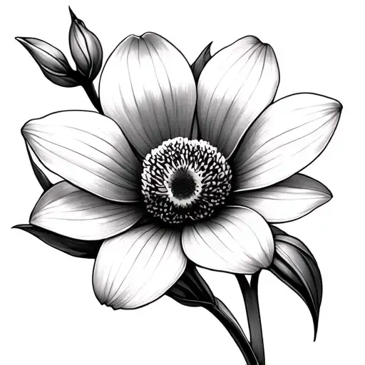 Orchid Tulip Black Eyed Susan Flower Surrounded