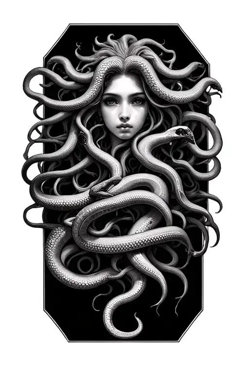 Medusa With Snakes