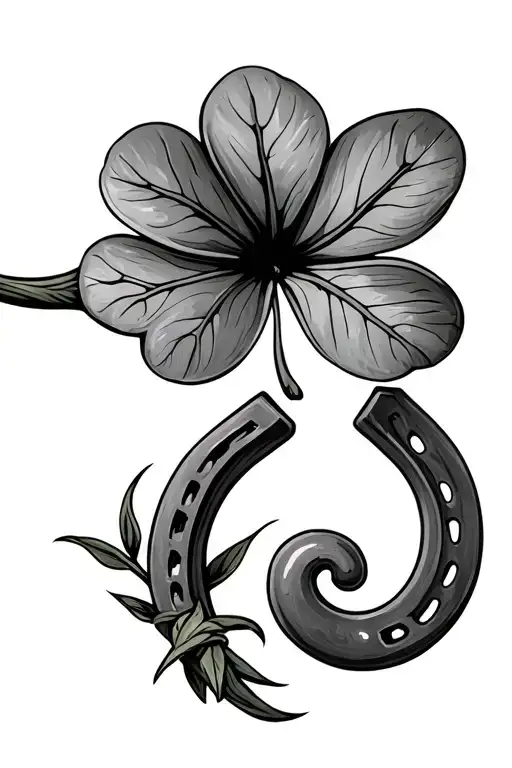 Horse Shoe Clover Leaf Rabbits Foot