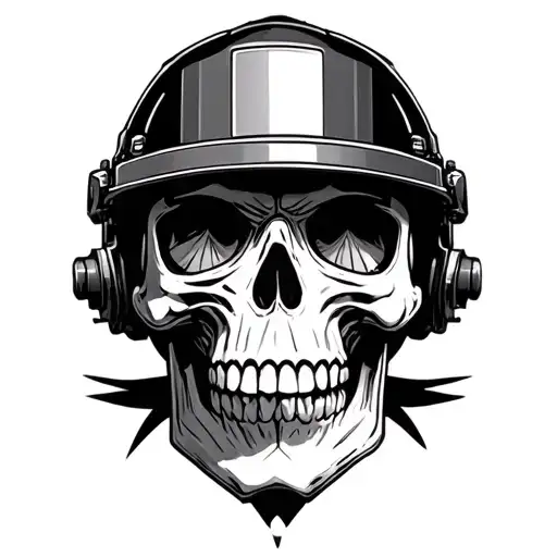 Skull With Welding Helmet