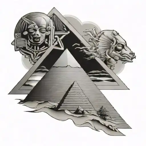 Egyptian Pyramid Anhk