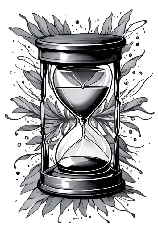 Hourglass And Laugh Now Cry Later Mask