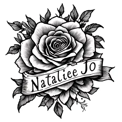 Children Name Tattoo Natalie Jo