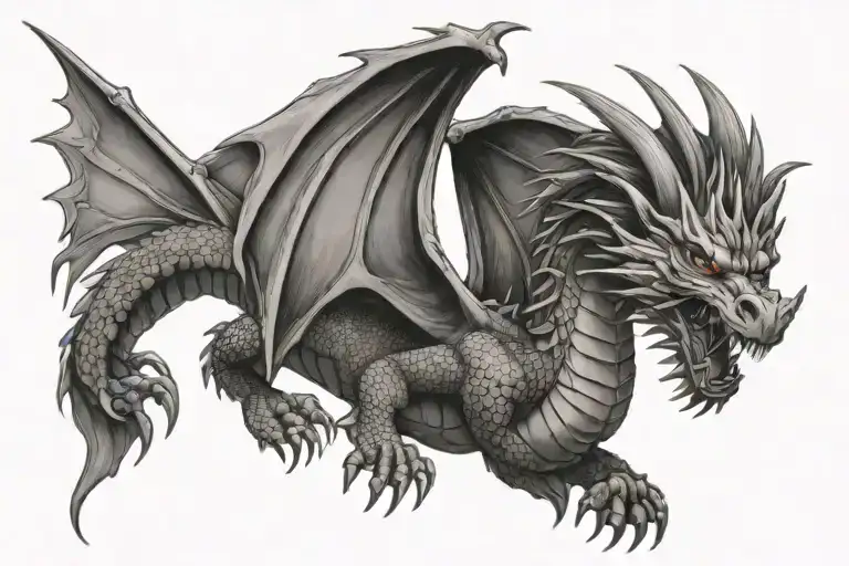 Fourth Wing Dragon Flying