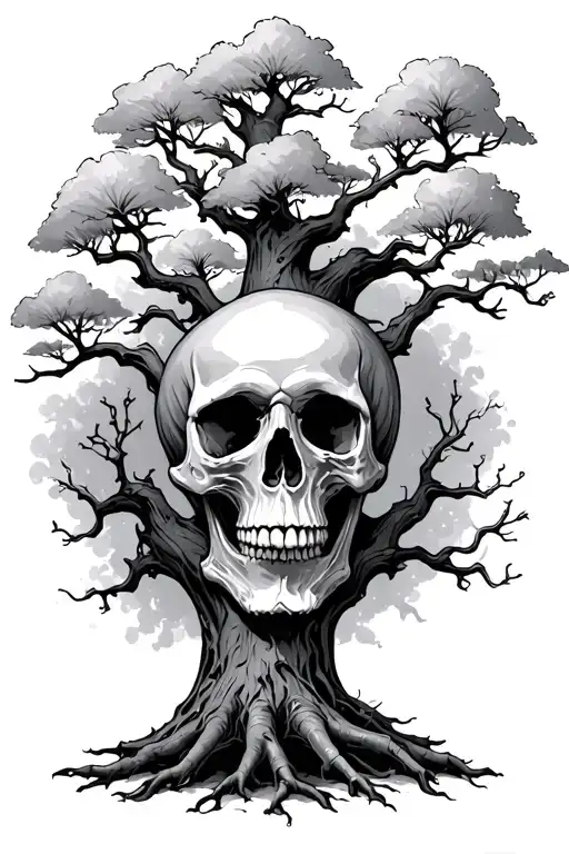 Tree And Skull
