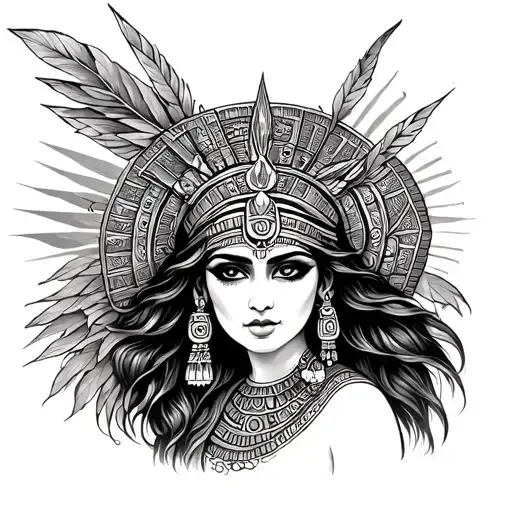 Gypsy And Egyptian Goddess