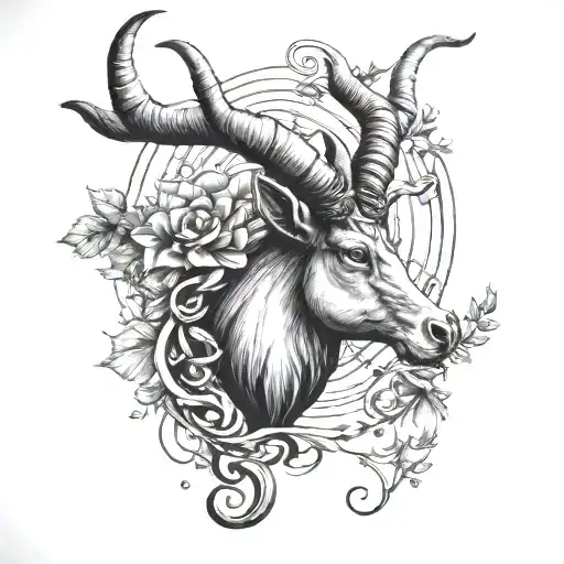 Capricorn And Nature
