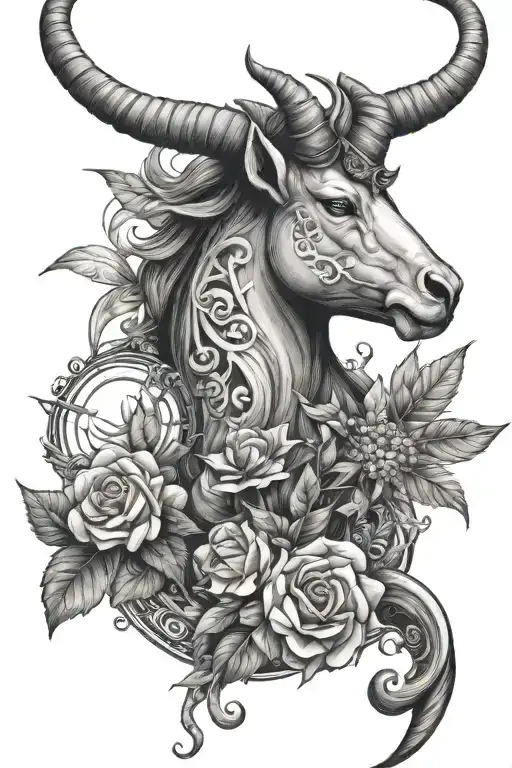 Capricorn And Nature