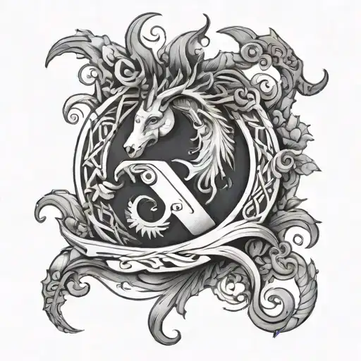 Capricorn And The Letter D