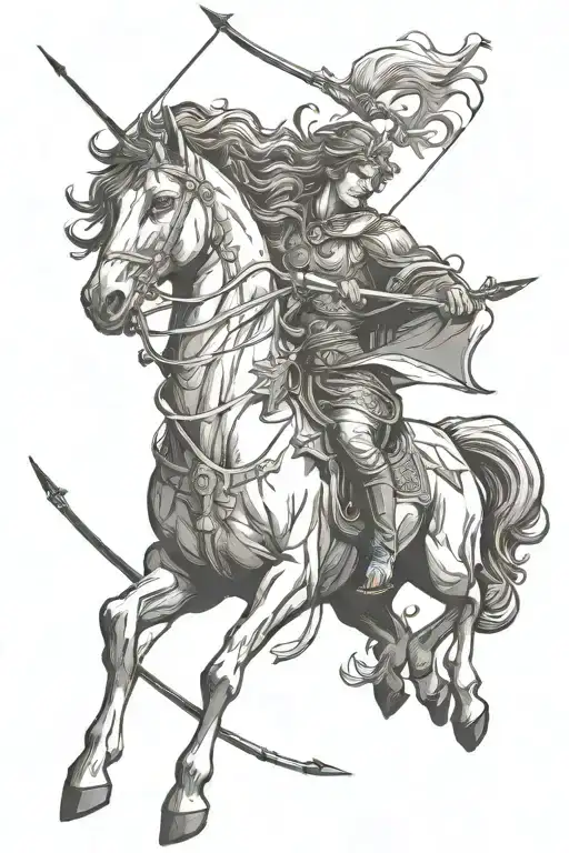 Saggitarius Centaur Shooting Arrow