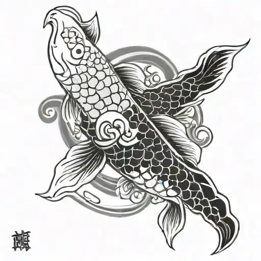 Koi Fish Yin Yang