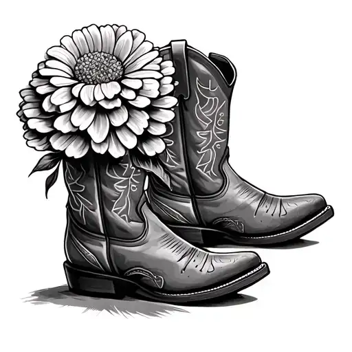 Marigolds In Cowboy Boots Simple