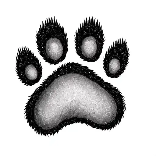 Dog Pawprint Infinity
