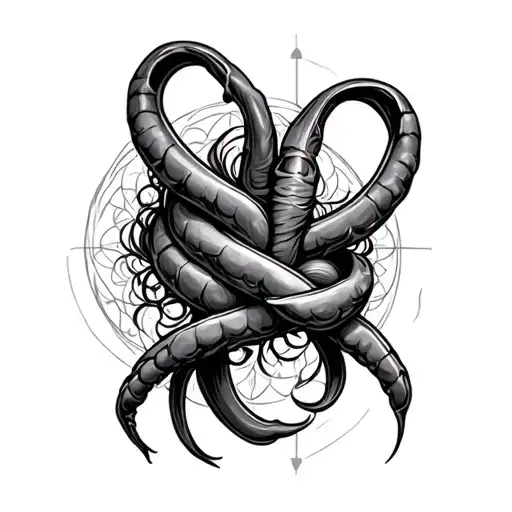 Black Women Cancer Sign Intertwined