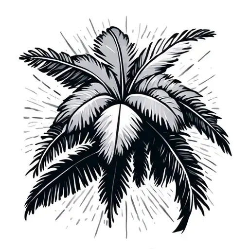 Minimal Palm Tree