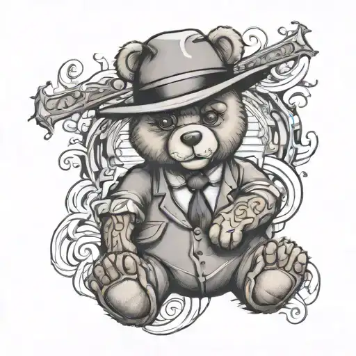 Mob Boss Teddy Bear