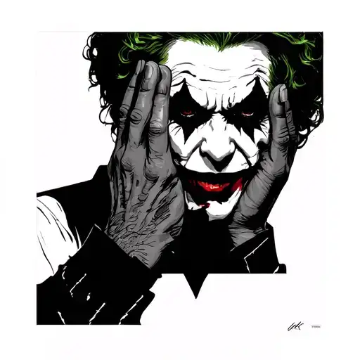 Killing Joke Joker Hands On Head