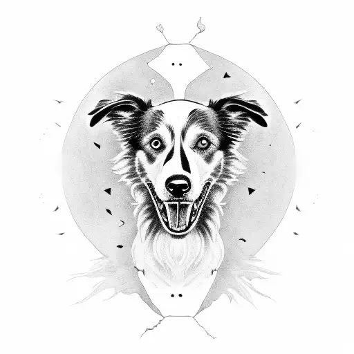 Border Collie Skull