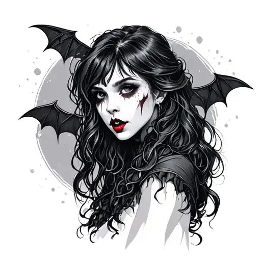 Mountain And Vampire Girl