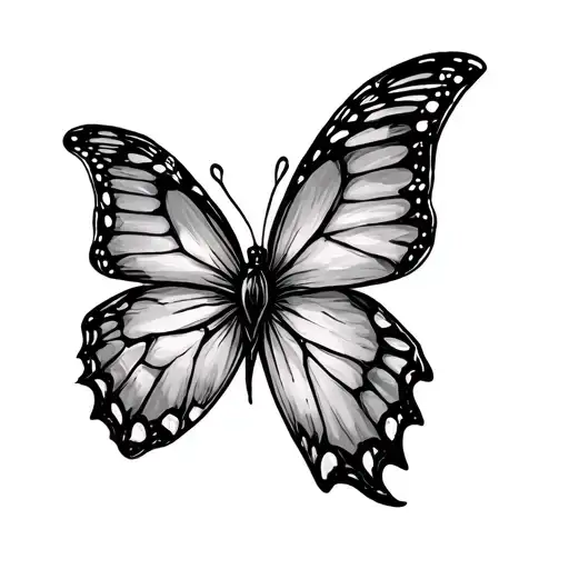 Butterfly With Strength Script