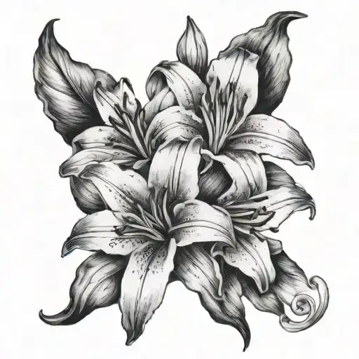 Lily Flower With Two First Names Isalys And Isaac