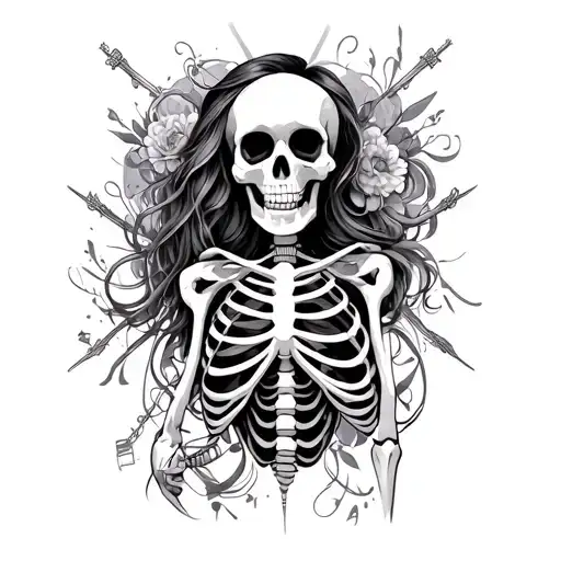 Female Skeleton Musical