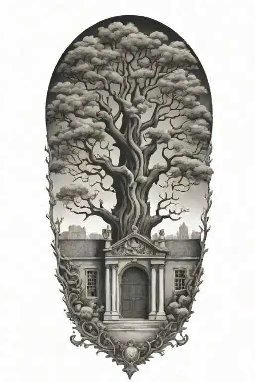 Smith College Grecourt Gate And Tree Of The Knowledge Of Good And Bad