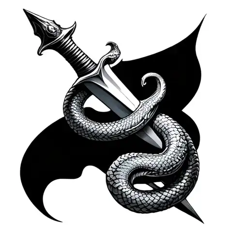 Dagger With Serpent