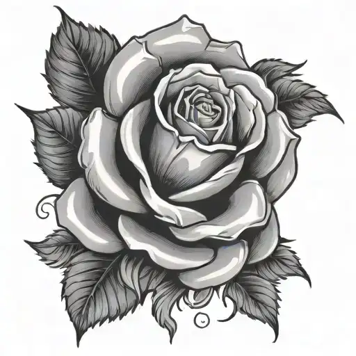 Dark Black Rose