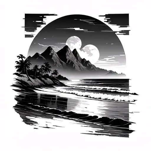 Beach And Mountains Incorporate God