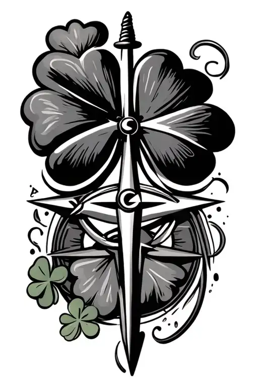 Shamrock And Compass