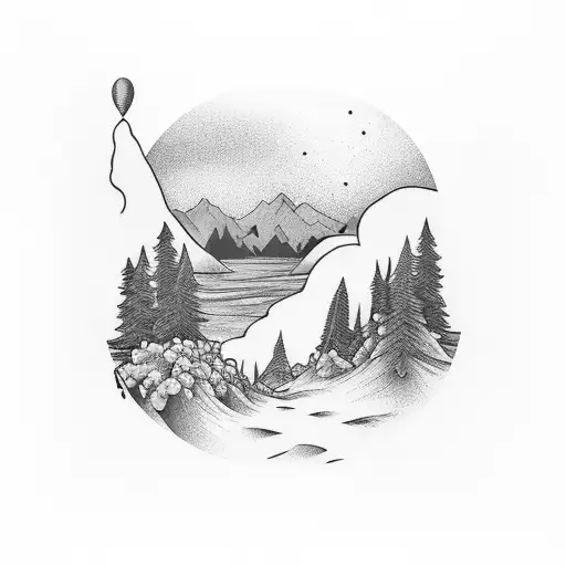 Nature Landscape Arm Band