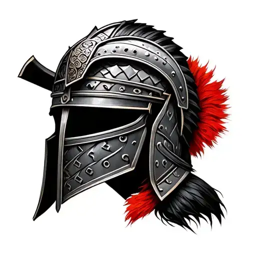 Samurai And Gladiator Helmet