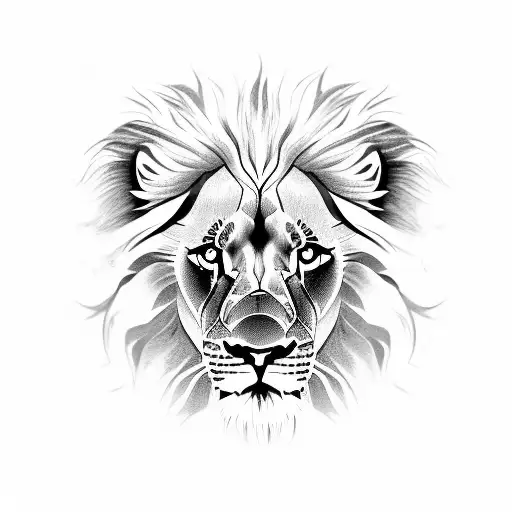 Lion With A Clock Right Eye