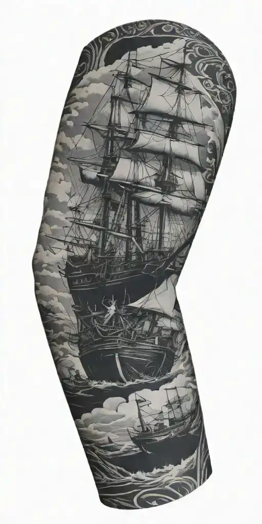 Nautical Arm Sleeve
