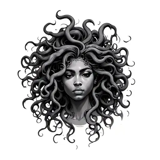 African American Medusa