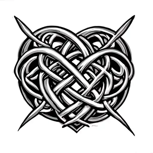 Celtic Love Knot Intertwined