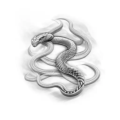 Nordic Snake On Hand