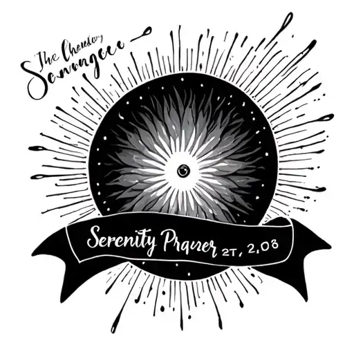 Serenity Prayer Sobriety Date