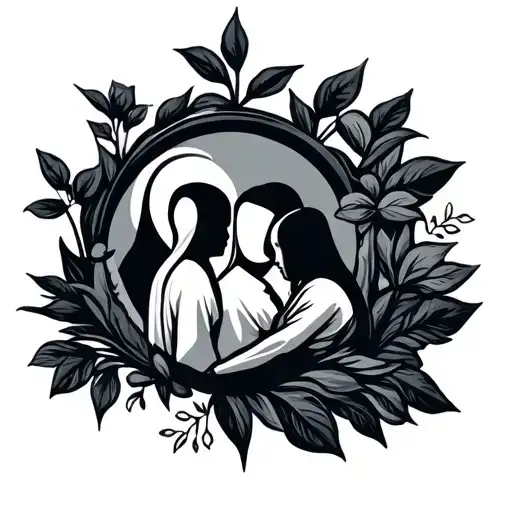 Symbol Representing Family And Work