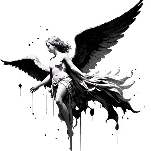 Angel Sorrouded By The Space Surrounded