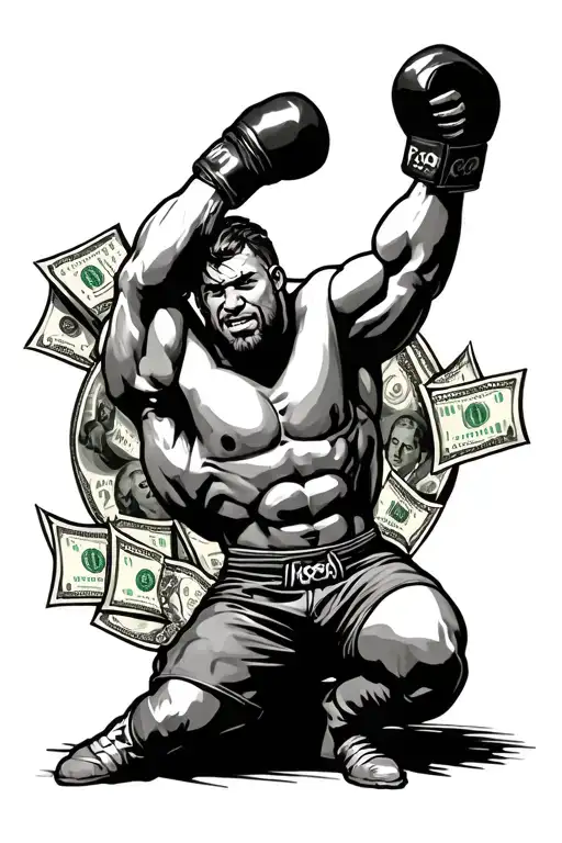 Money And Wrestling Symbols